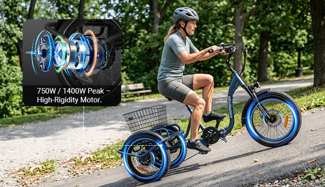 Addmotor U-Trike U-710 Folding Tilting eTrike