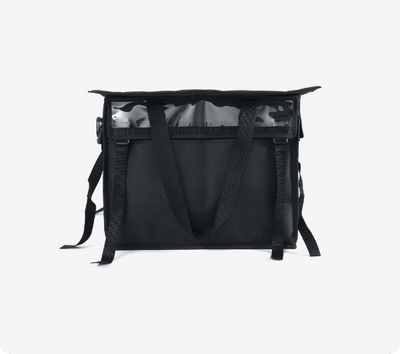 DWMEIGI waterproof rear-basket bag, front view