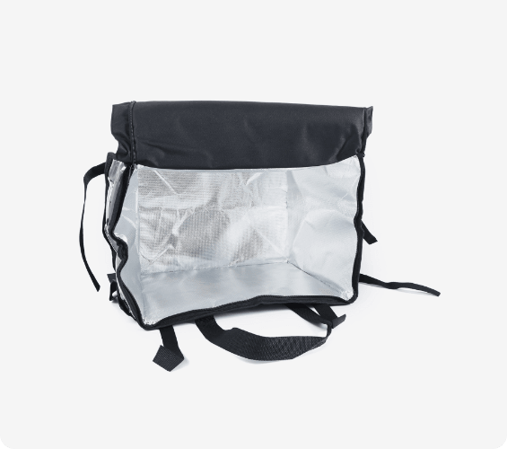 Inside of the DWMEIGI waterproof bag, showing its lining