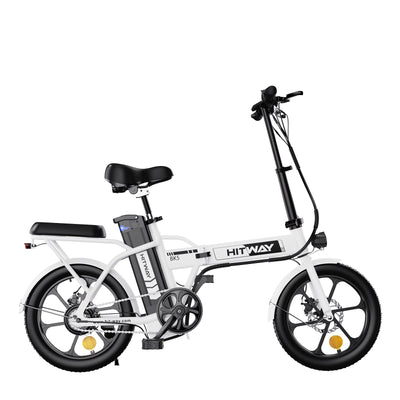 BK5M Folding Ebike in white